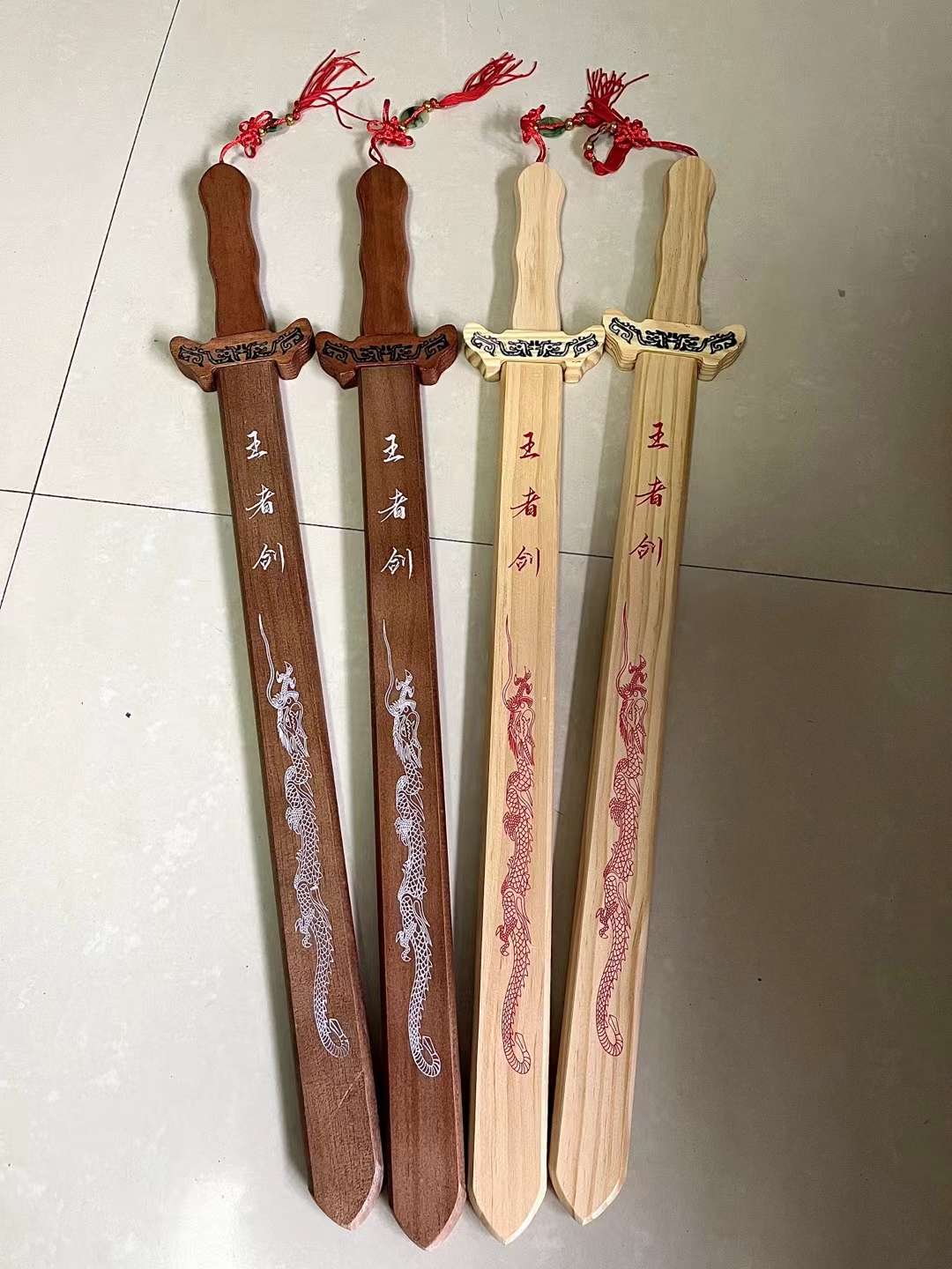 鬼灭之刃日轮刀木刀带鞘竹刀武士刃拔刀斩男孩木剑cos装备玩具刀详情图5