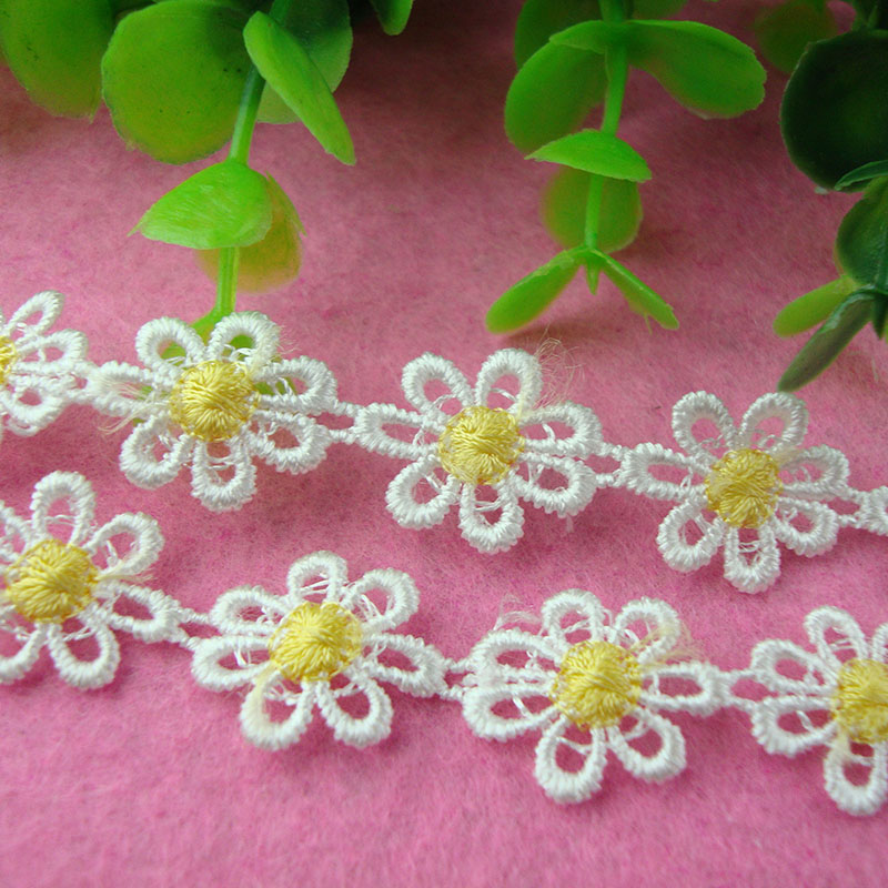 2.5 cm two-color water-soluble lace diy accessories are used for jewelry, children's clothing, toys, home textile accessories, etc Application Scenario