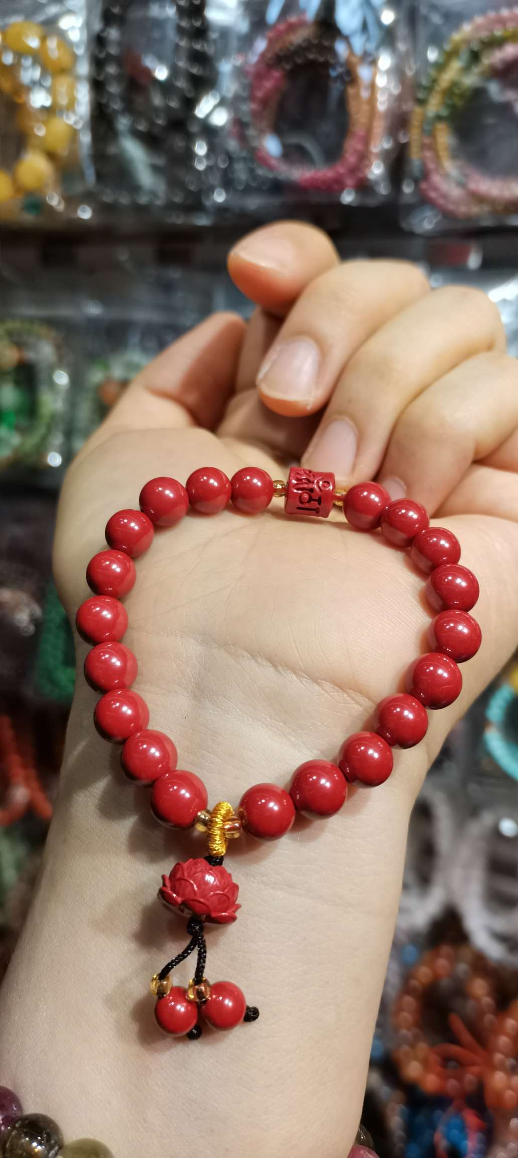 朱砂 手链，散珠配件可售 国潮系列国潮系列