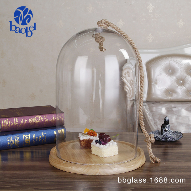 BBGLASS Baobei Glass Creative Glass Vase Dust Cover Modern home wedding decoration item details Picture