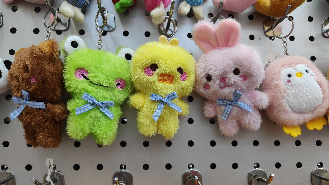 钥匙挂件公仔可爱动物玩偶 其他公仔礼物 安全无毒材质 适合各年龄段孩子产品图