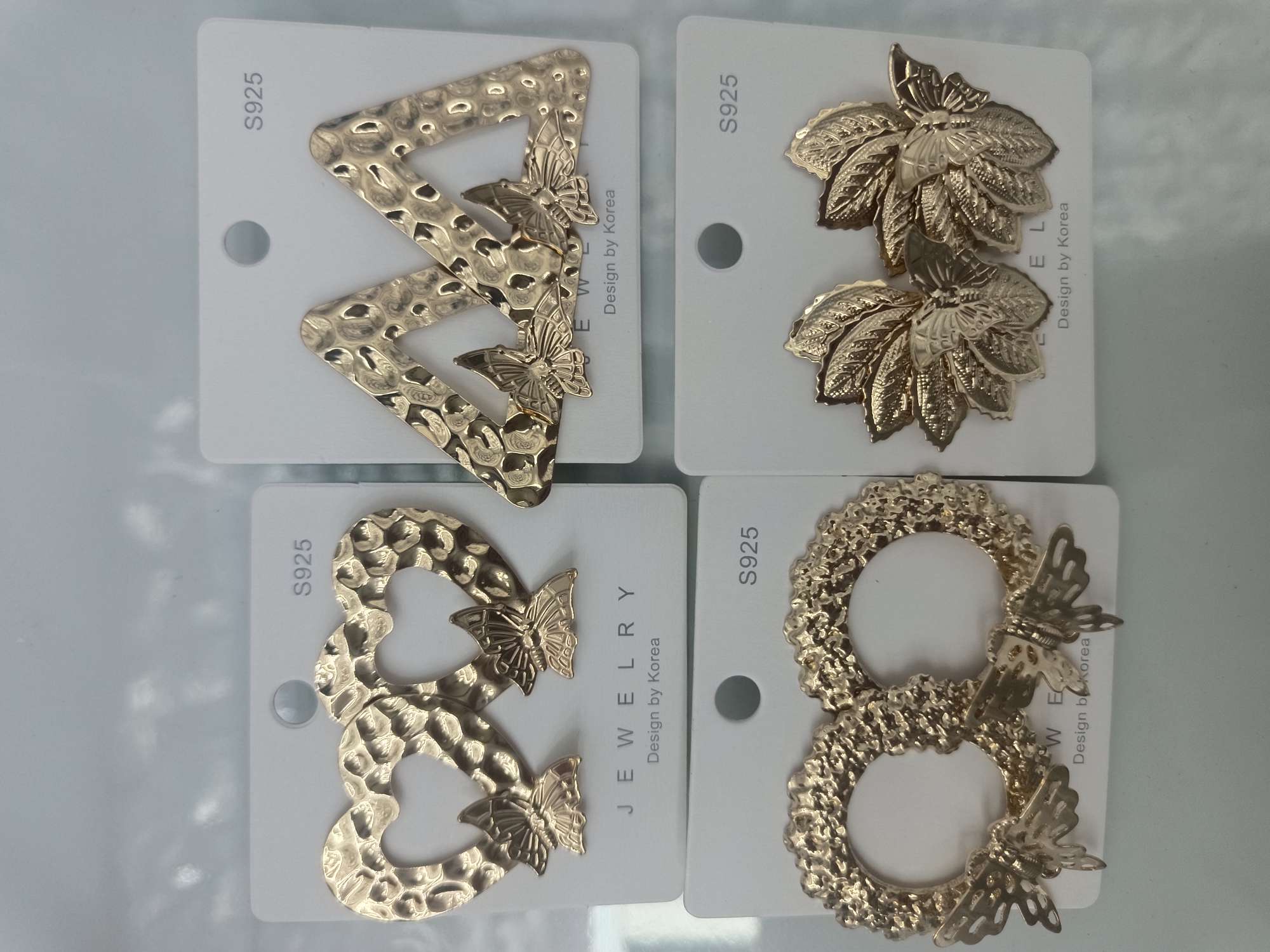 Stainless steel round earrings, iron sheet earrings, unique design, selected accessories, earrings series, fashionable and trendy earrings, iron sheet patterns detail image 4