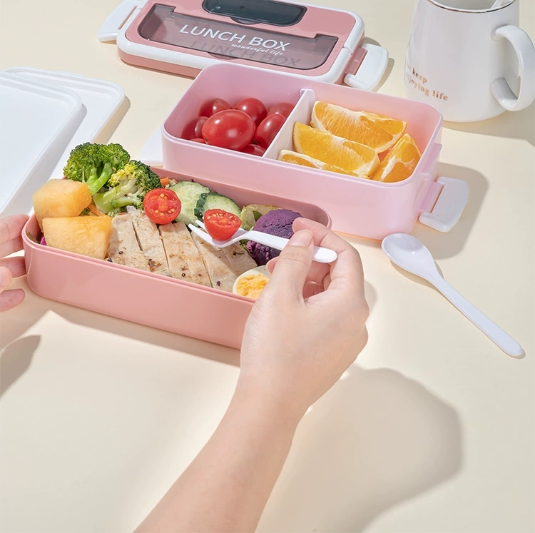 Y87-2262 single-layer 304 stainless steel lunch box, double-layer lunch box, large-capacity portable tableware lunch box detail image 15