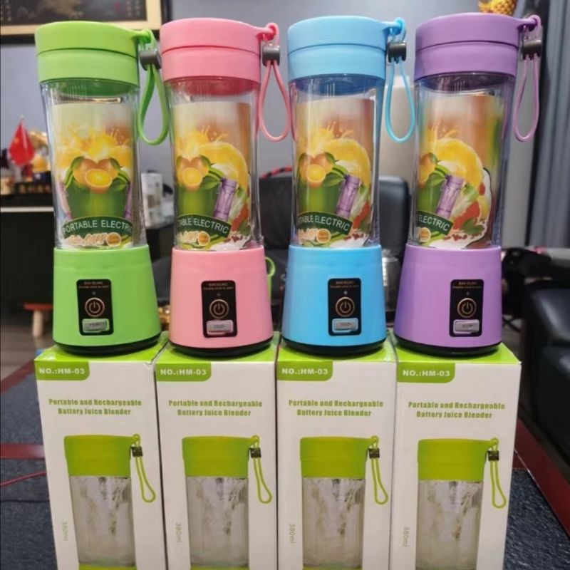 Home mini fruit juicer, small rechargeable portable juicer, electric juicer with a cup