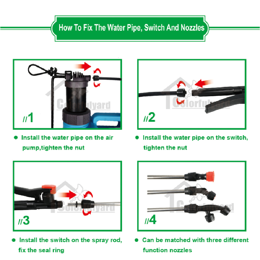 水枪/花架户外/高压喷雾管/高压打药喷杆/花盆细节图