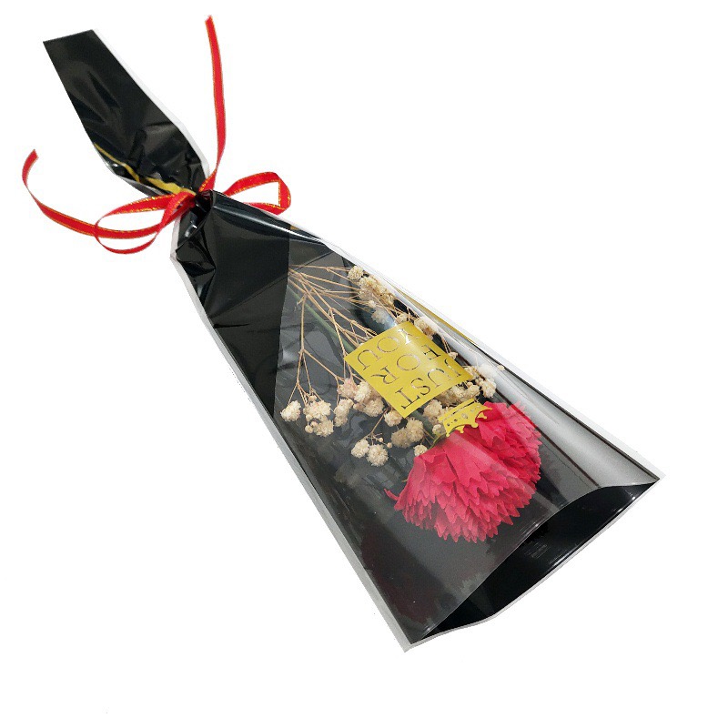 仿真康乃馨教师节情人节妇女节香皂玫瑰康乃馨干花永生花礼品母亲节 仿真康乃馨花束单枝