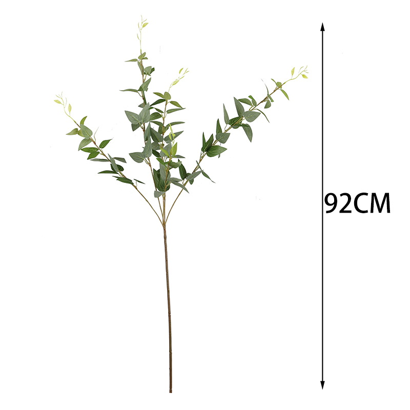 Artificial green plants: 5-head iron wire lotus leaves, artificial green leaf branches, decorative landscaping, home and wedding decoration undefined
