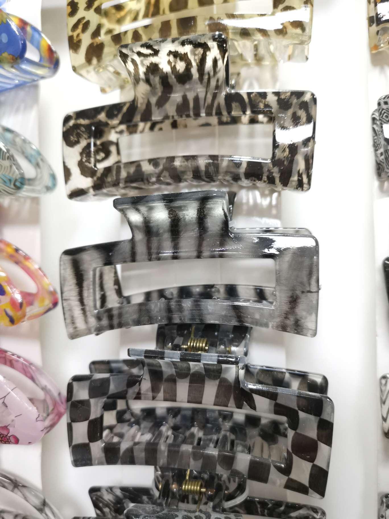 高档韩版豹纹系列爪夹