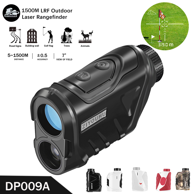 New 6X Monocular Golf Outdoor Laser Rangefinder Height Angle Distance Measurer Flagpole Locking Scan Multiple Mode Ranging Tool thumbnail