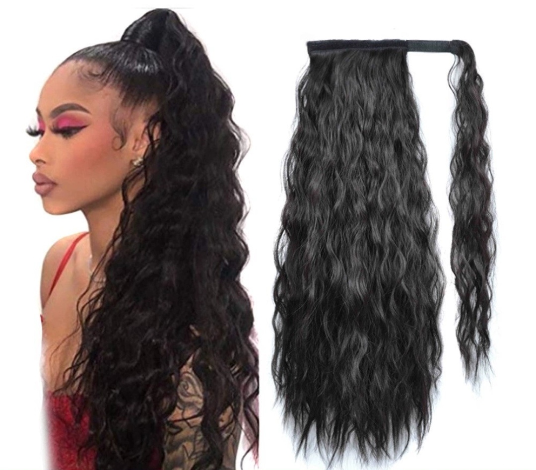 假发女长发一片式无痕接发片网红隐形长卷发贴片仿真发垫发假发片 详情图2