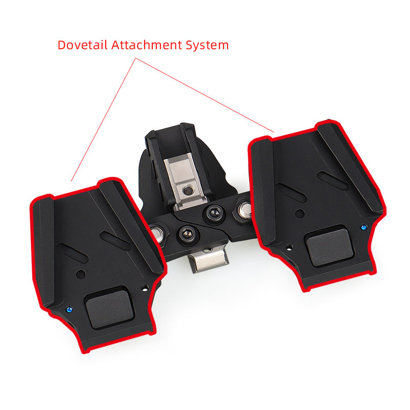 DVS-E New Adapter Bridging Mount Bracket for Night Vision Binoculars G24 Tactical FLIR M24 Recon Fast Helmet Dovetail Mounting Item Picture