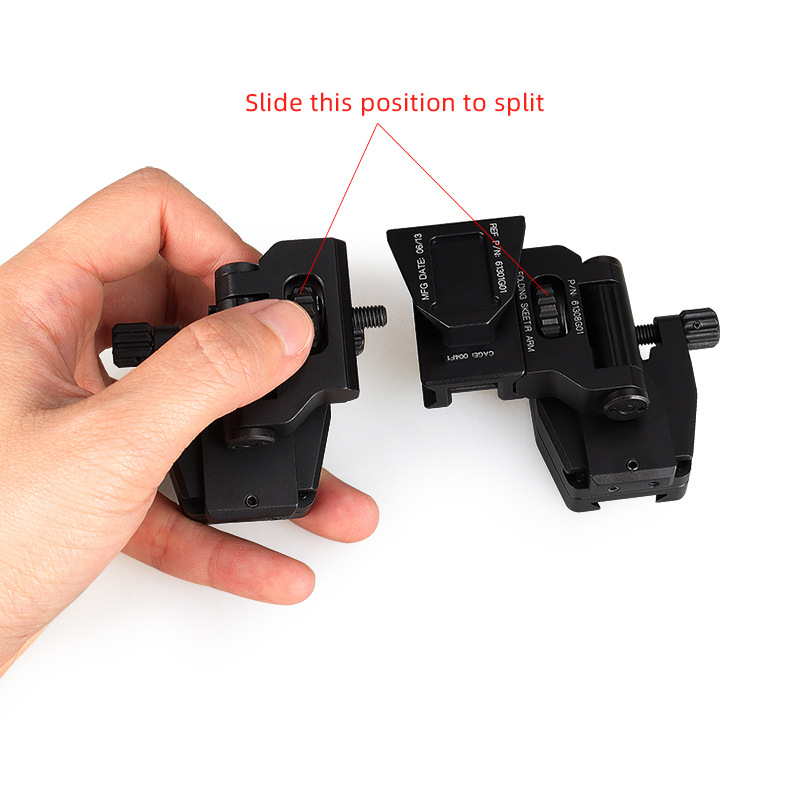 PVS-D G24 Dovetail Metal Bridging Bracket for PVS-14 Night Vision Binoculars NVG Helmet Mount Accessories Quick Disassembly Application Scenario