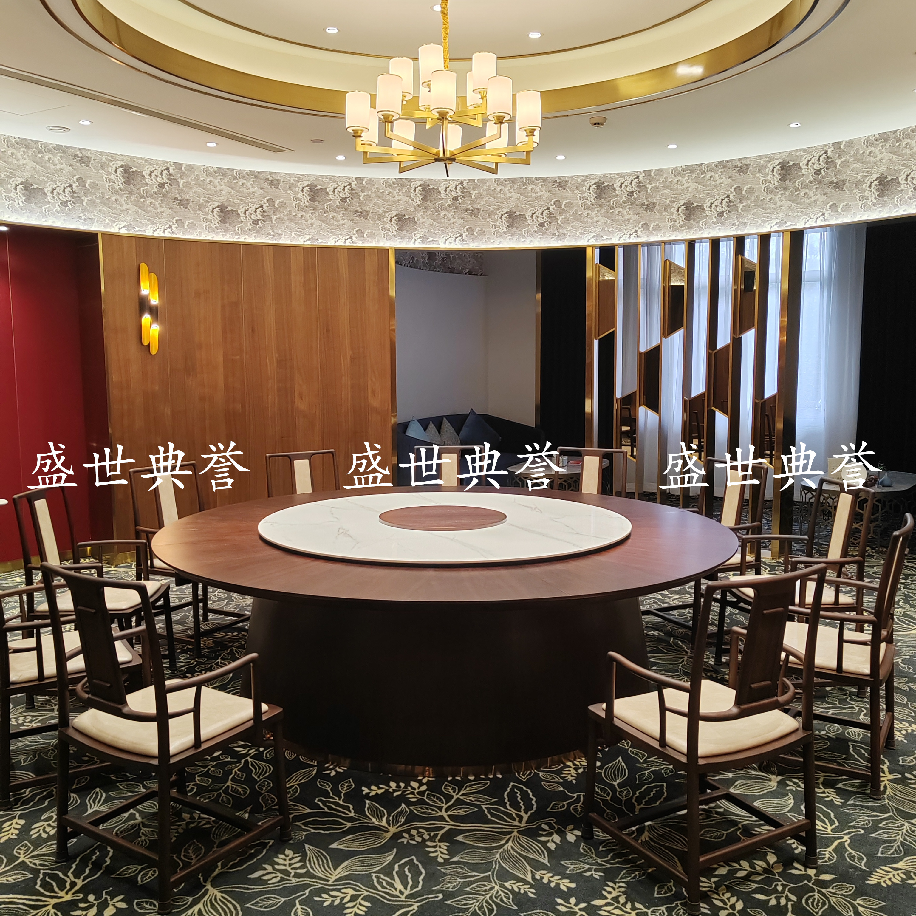 家具餐椅/转椅/桌椅凳子/高级餐椅米白色布料/竹椅子白底实物图
