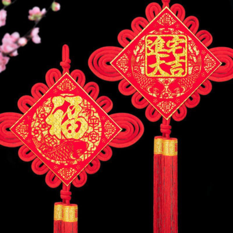 国潮中国结大号定制 福字中国结批发春节新年喜庆挂饰 中国结挂件