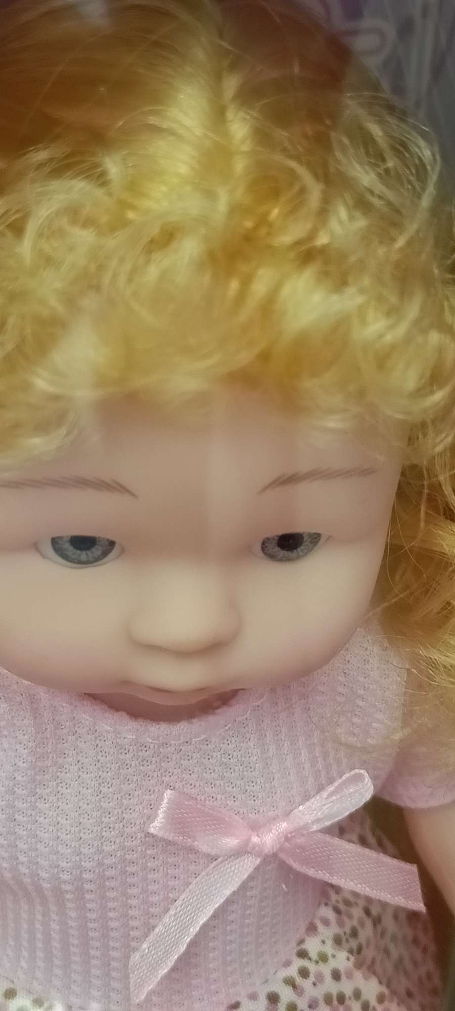 10寸儿童洋娃娃 女孩仿真公主玩偶 生日礼物过家家玩具 盒装 单个包装 四声AI活眼 商超娃娃 高档娃娃过家家玩具细节图