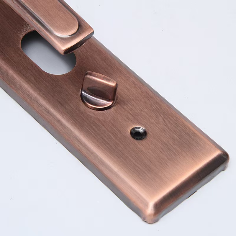 High-Grade Anti-Theft Anti-Prying Red Ancient Multi-Functional Handle Classic Door Handle Lock Door Handle details Picture