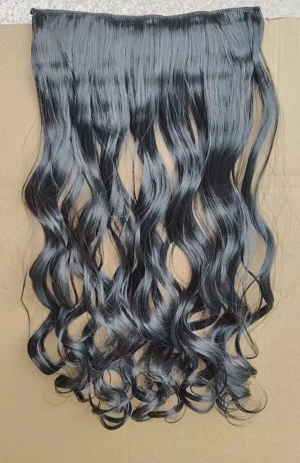 假发女长发一片式无痕接发片网红隐形长卷发贴片仿真发垫发假发片 产品图