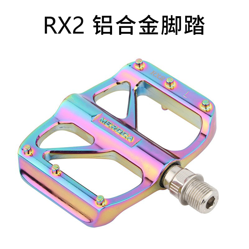 RX2 dazzler bearing pedal pedal de aleación de aluminio pedal bicicleta bicicleta de montaña con clavija bicicleta antideslizante pedal pedal pedal