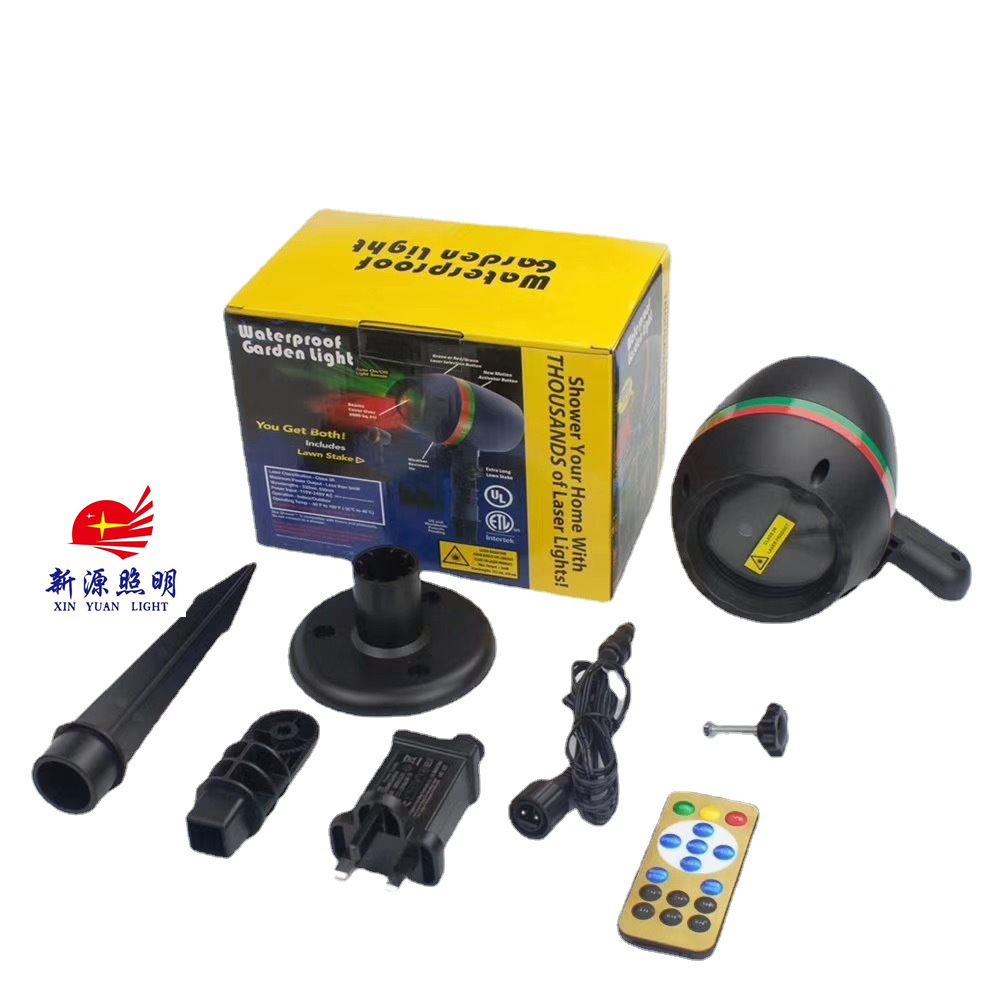 院子装饰庭院布置多图案旋转灯氛围灯户外草坪别墅景观装饰激光灯详情4