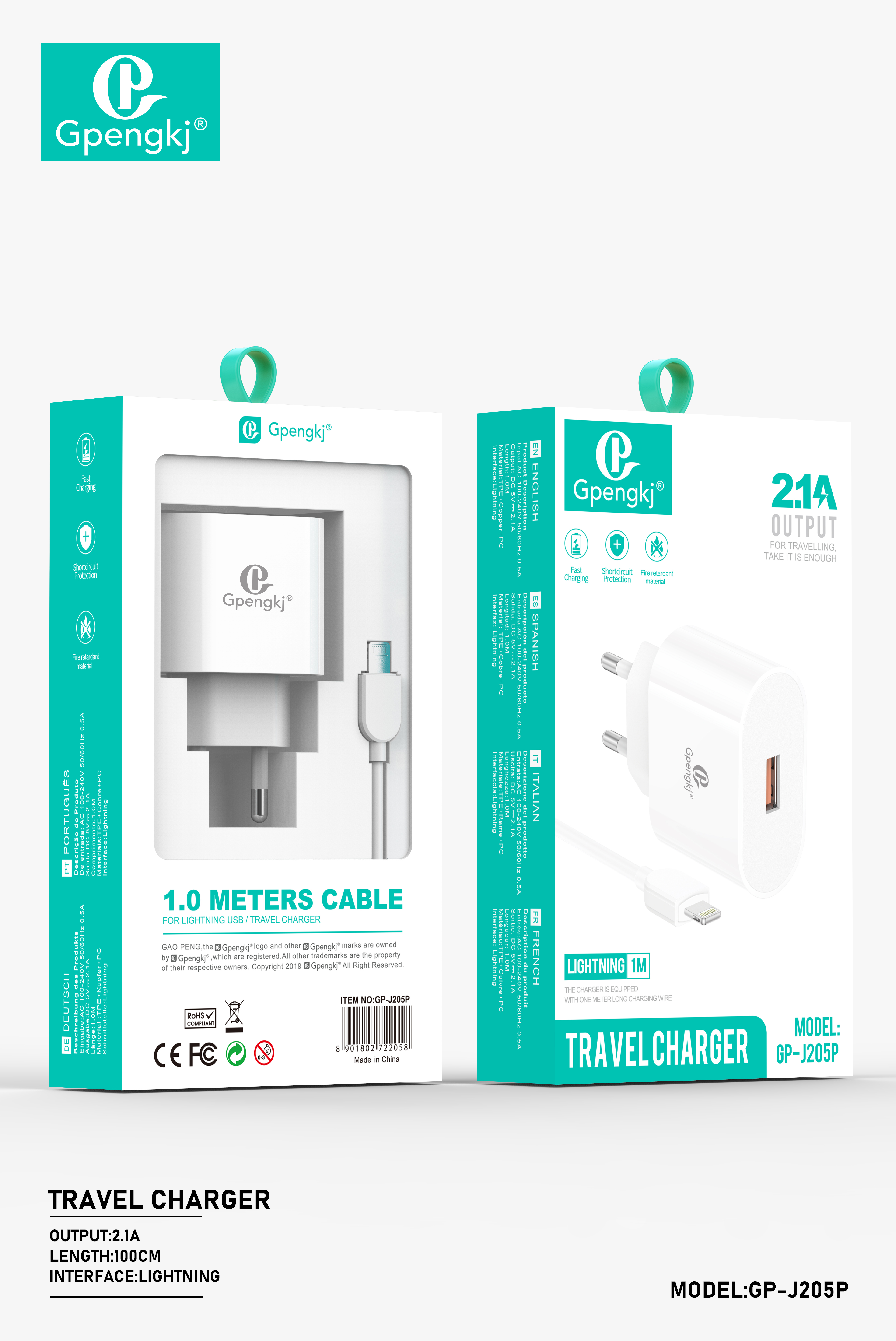 Charger Head 5V2a For Android Apple Single Head Usb Plug 5A Data Cable Set Tablet Bluetooth Vivo Huawei Honor Mobile Phone Headset General Millet (Price Negotiable) Specification drawing