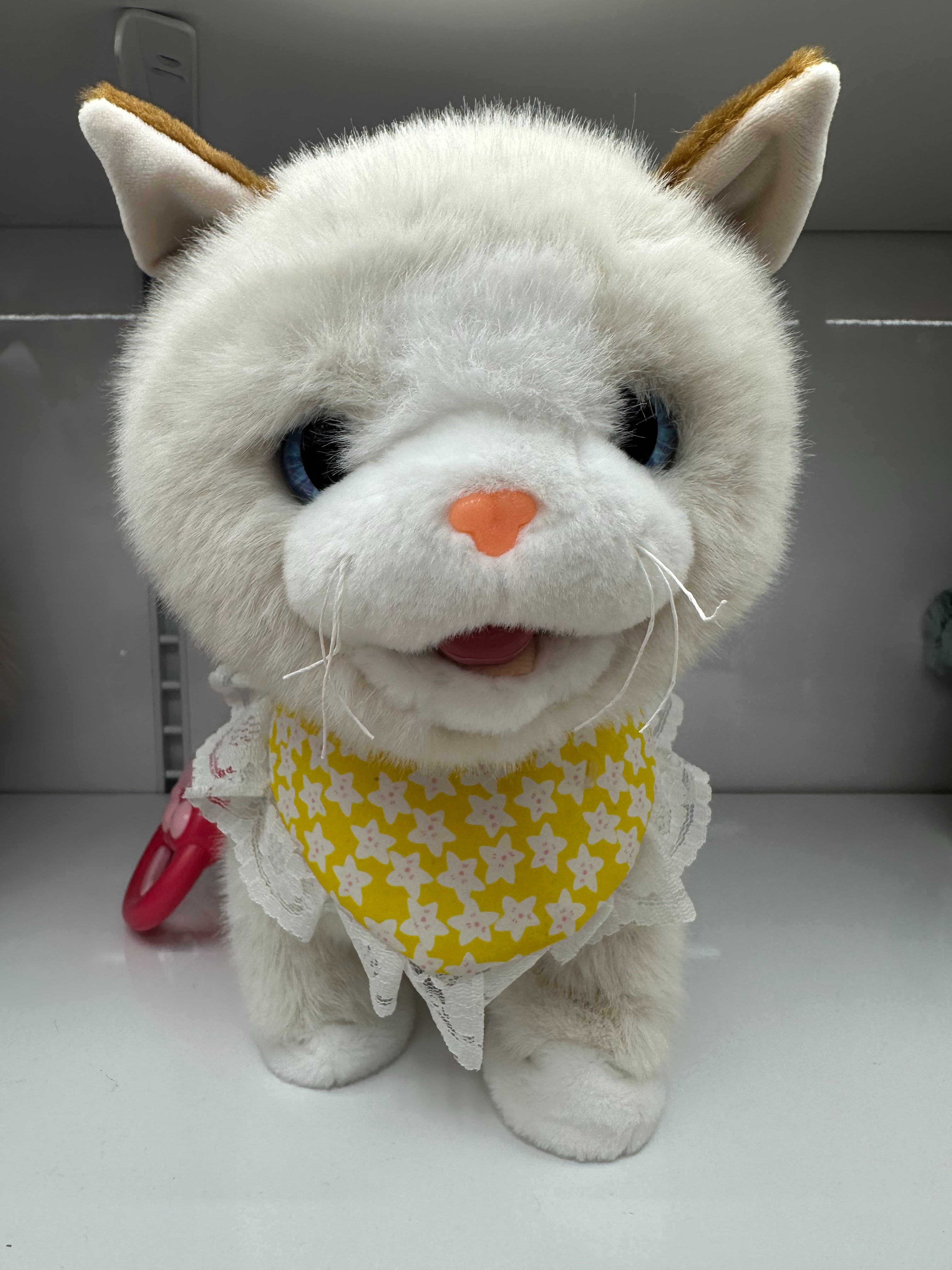 牵绳舔舌玩具小猫仿真玩具毛绒玩唱歌毛绒玩具