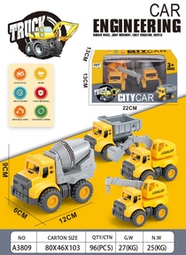 Cross-border hot dinosaur mountain double inertial engineering vehicle mountain double inertial engineering vehicle Dinosaur adventure mini engineering team puzzle board game toys