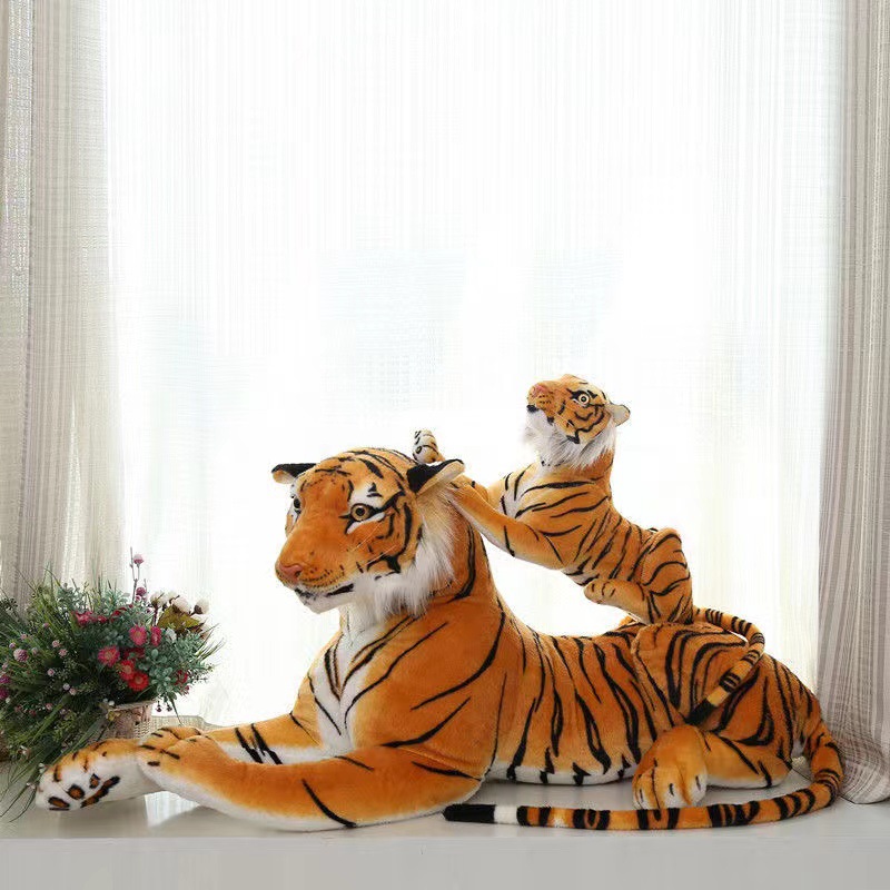 Tiger, lion, leopard plush toys, throw pillows, plush toys, dolls, stuffed animals, plush toys details Picture