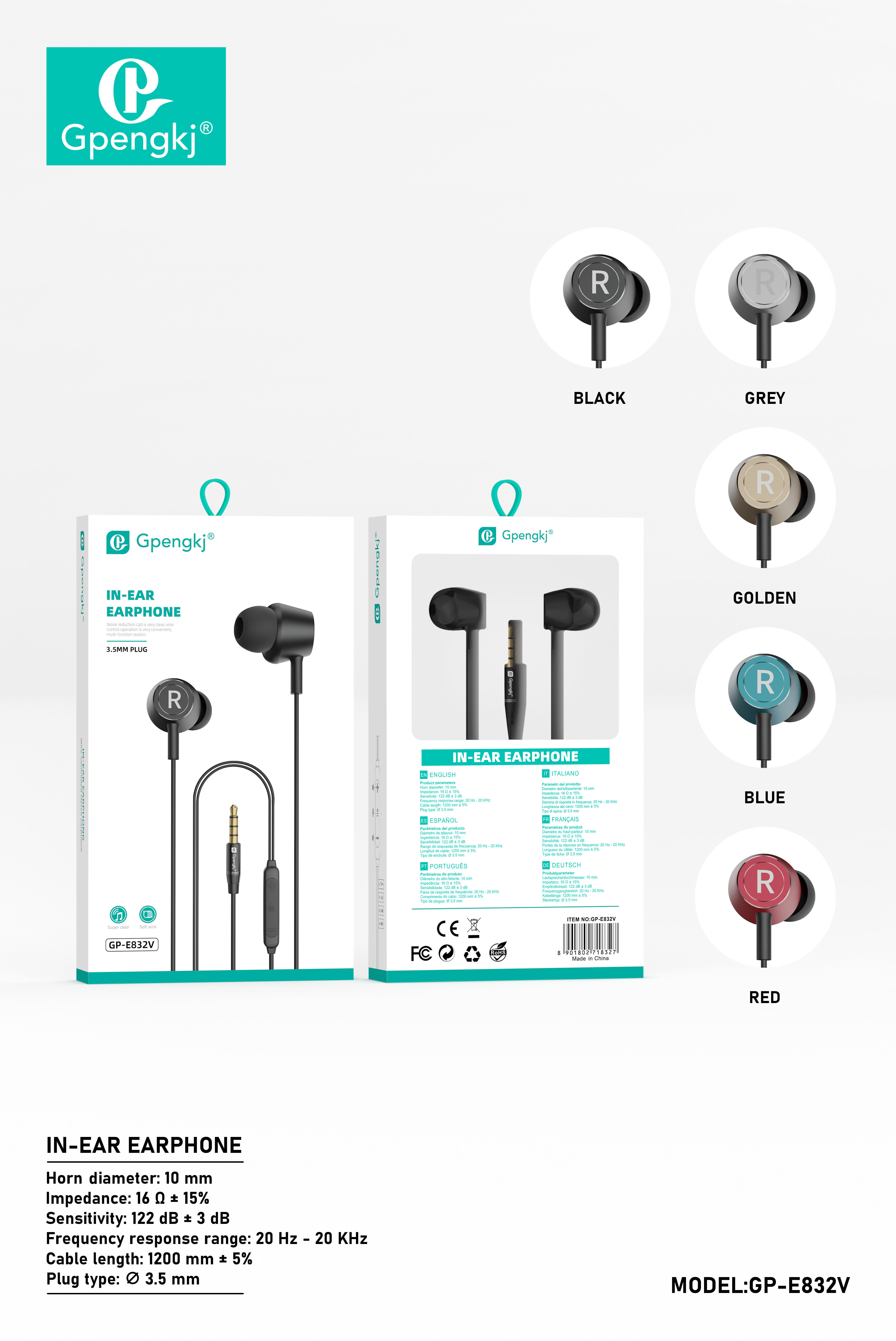 Apple Type-C Interface In-Ear Metal Heavy Bass Singing With Microphone Mobile Phone Earbuds Computer Sports Universal (Price Negotiable) Specification drawing
