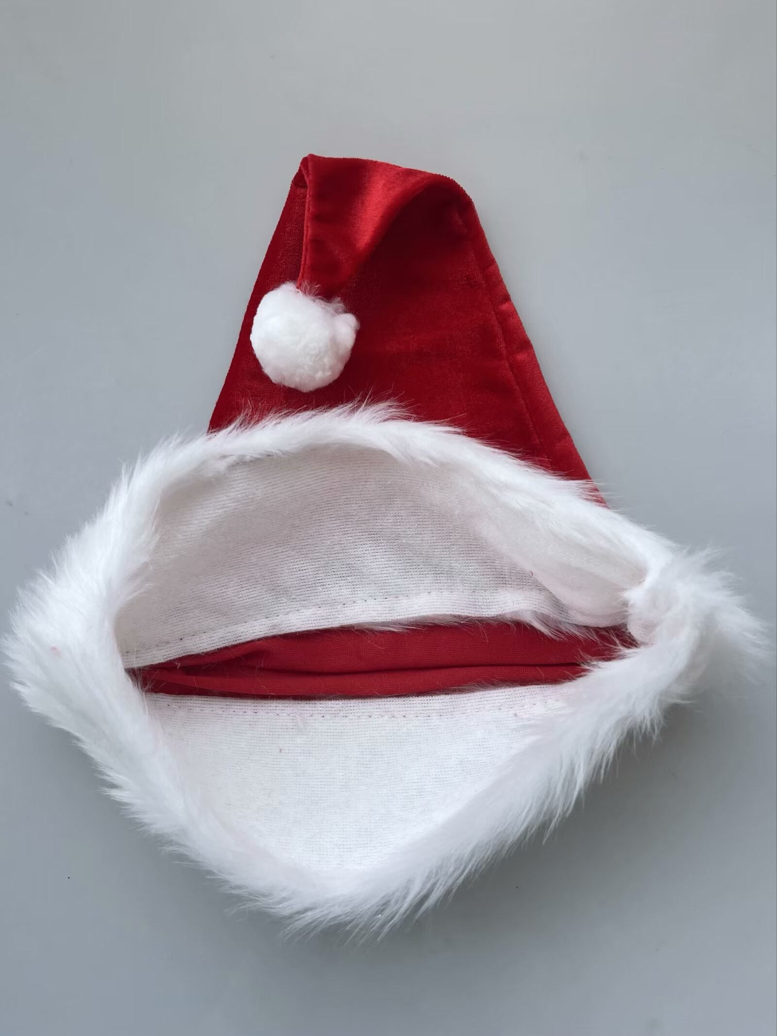 High-quality non-woven fabric Christmas hats, children's Christmas hats, Santa Claus hats, ground promotion and wechat business gifts details Picture