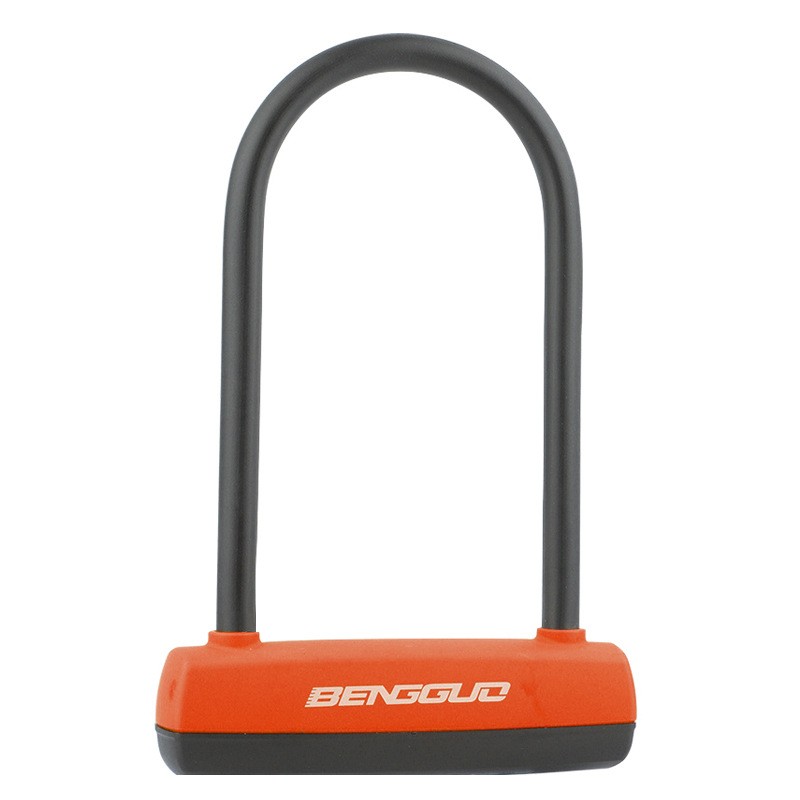 0521 Bicycle U-shaped lock Silicone lock Electric bike Double Opening Thickened and hardened anti-shear lock Motorcycle anti-theft lock U-shaped double opening lock details Picture