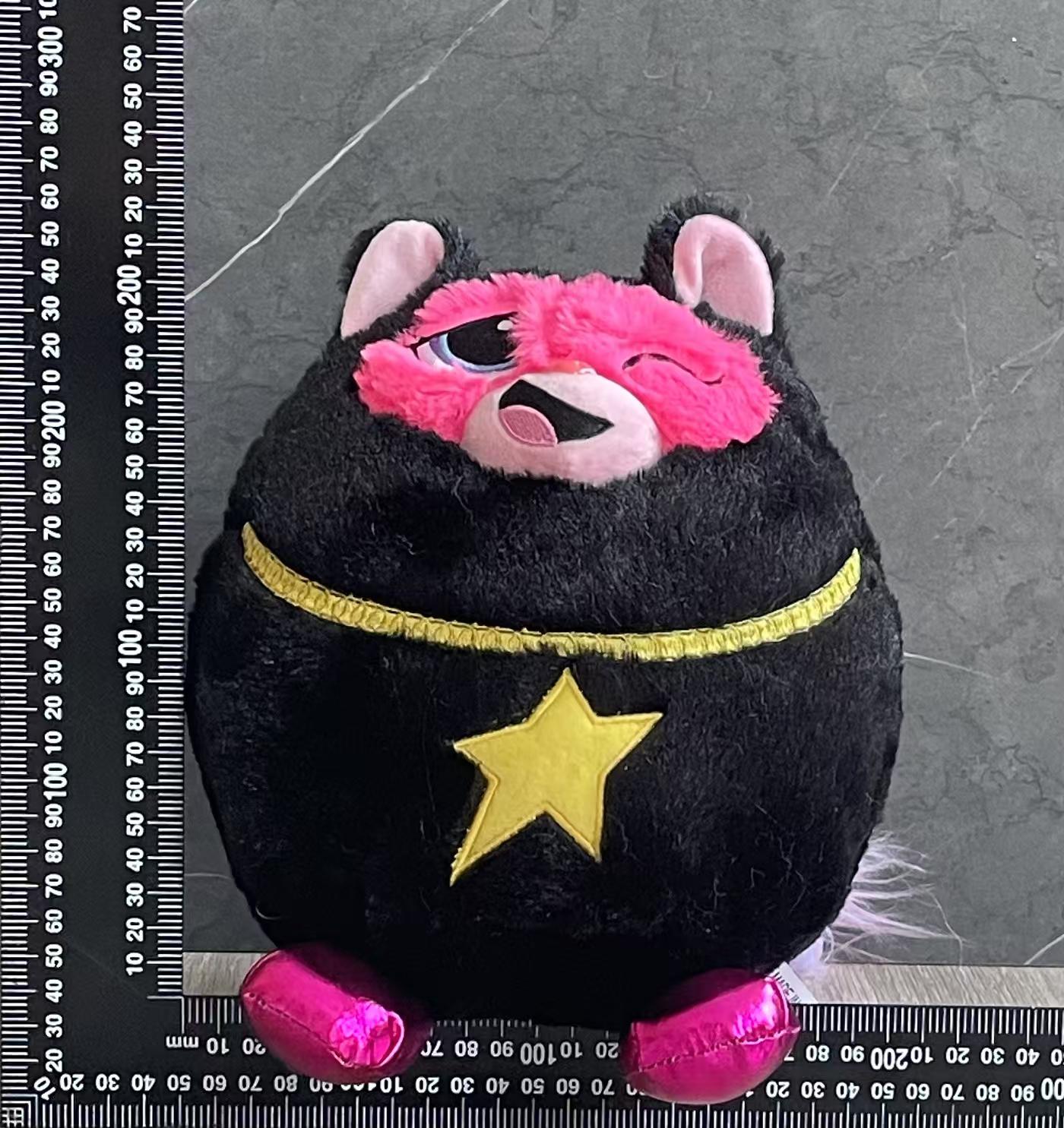 Simulated kitten dolls, lightning blue cat tie, yellow cat, electric piano, green cat, gilded rose red cat and many other colors of plush toys, dolls, small animal plush toys pic 7