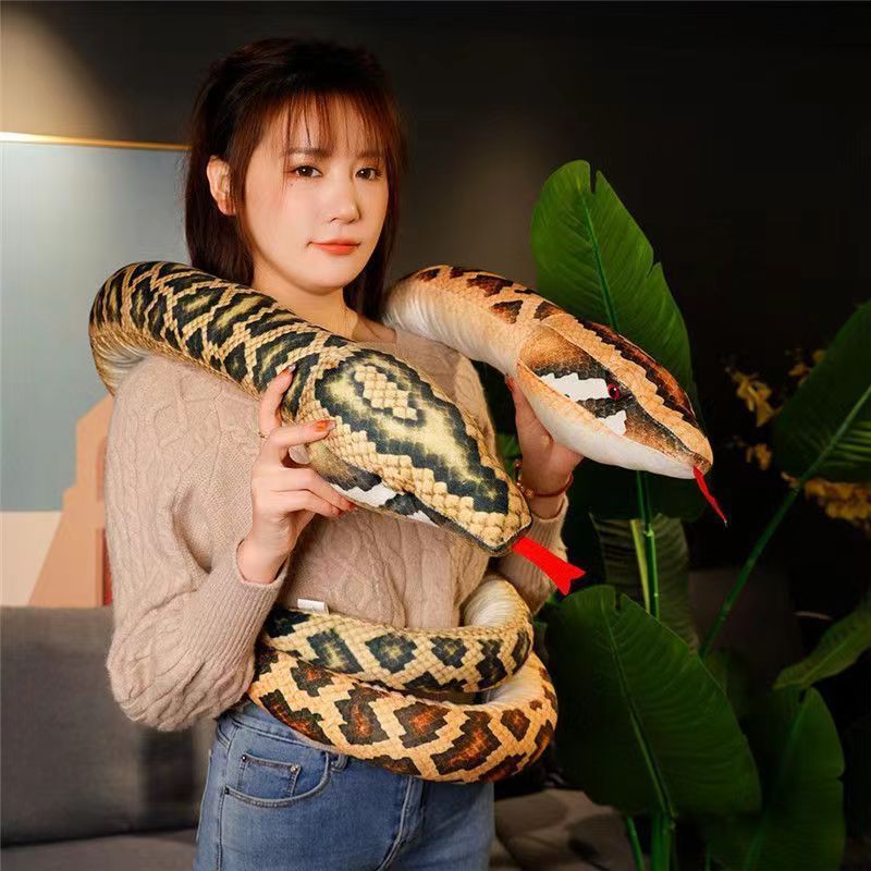 Special plush toy dolls for the Yingge Dance Snake Festival, featuring simulated pythons, long straight snakes, and large sizes Specification image