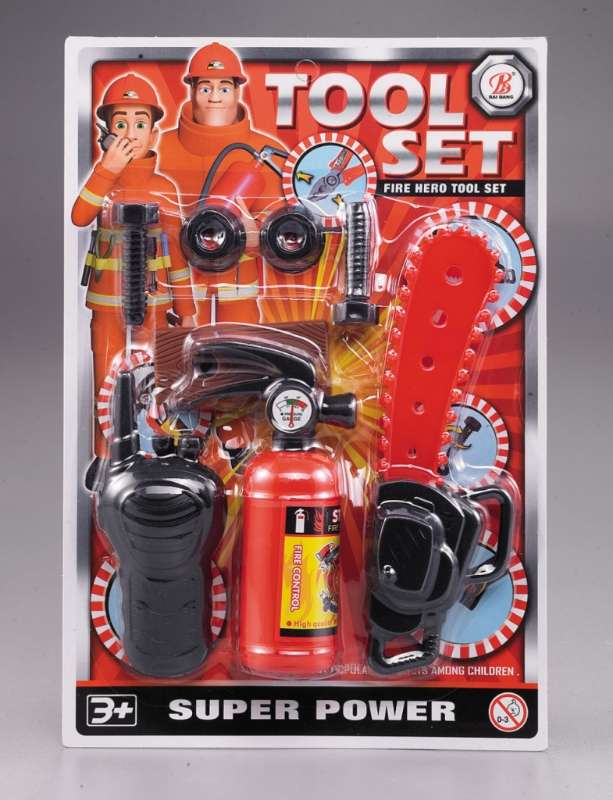 消防套装tool set fire hero fire set工具套装 纸卡背板 低价促销