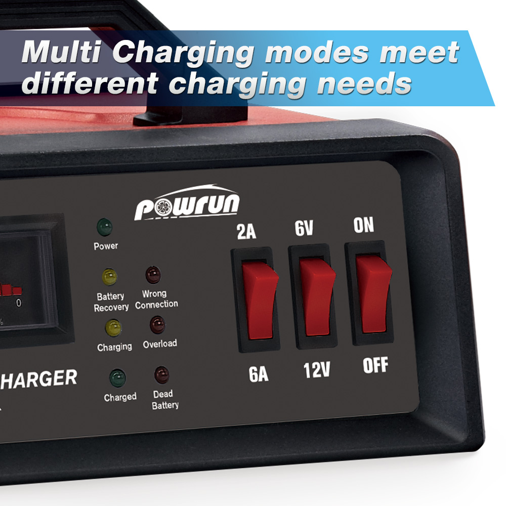 蓄电池电源电瓶 充电器6V12V2A6A野外移动电源 环保耐用 电动车锂电池 高效稳定电力供应详情图3
