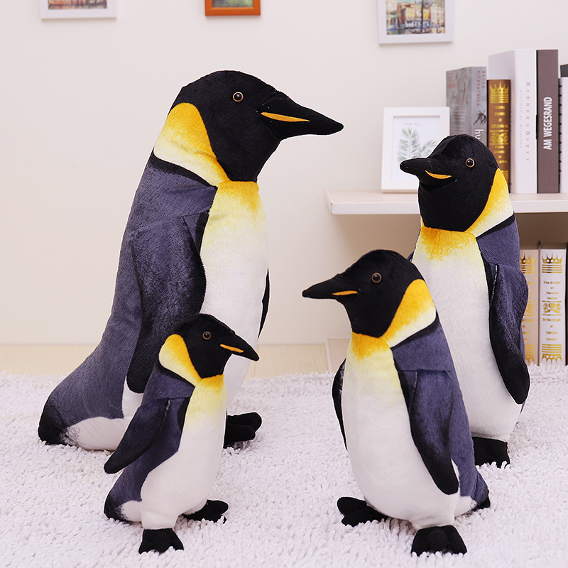 Cute and adorable Antarctic penguin dolls, simulated Q-shaped penguin plush toys, birthday gifts for girls, one-piece delivery, plush toy dolls, small animal plush toy dolls Specification image