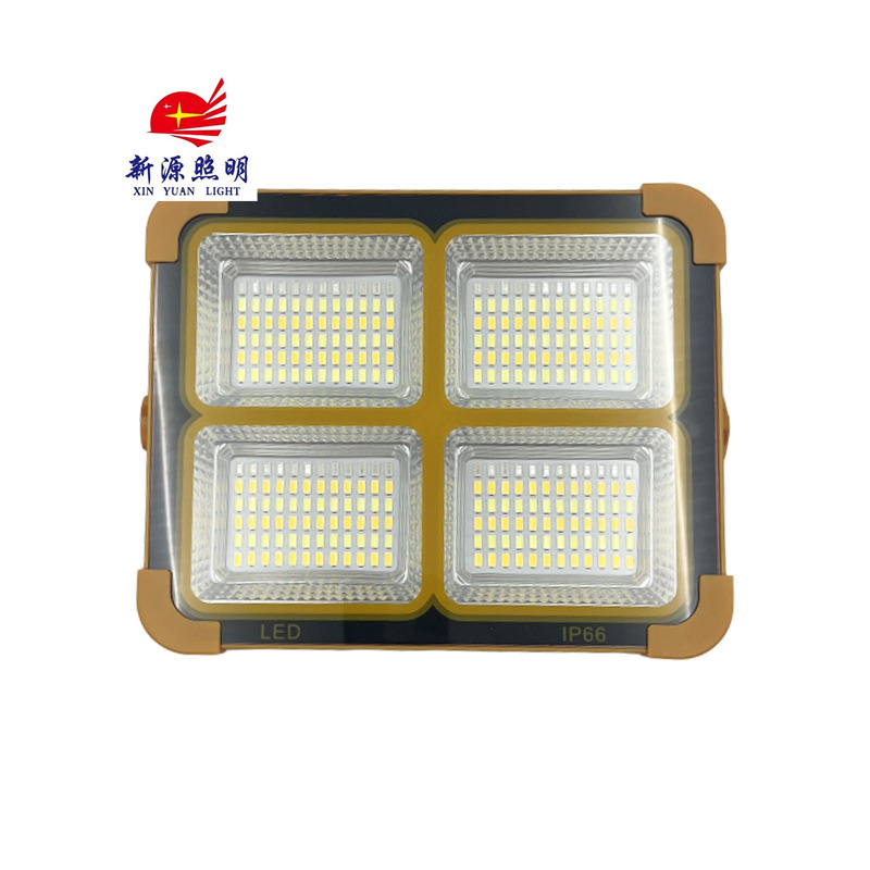 太阳能手提充电灯应急照明爆闪灯超亮户外摆地摊便携式手提露营灯