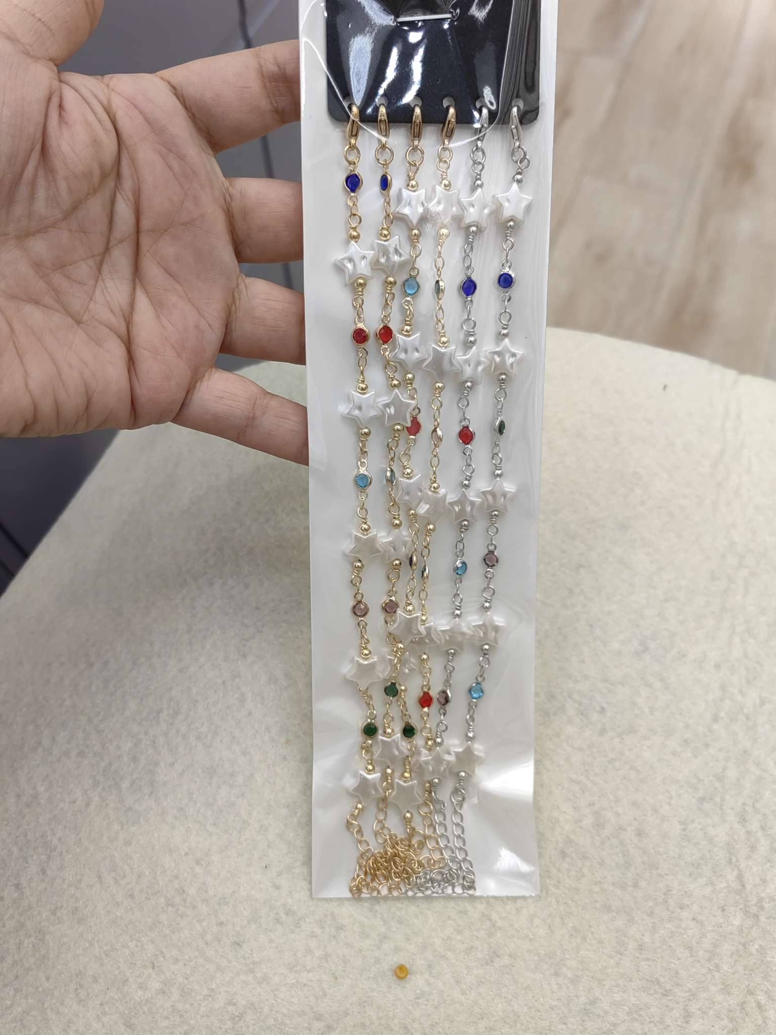 朱砂珍珠手链手饰 精致手串女士时尚饰品 优雅手腕装饰品 独特设计赠品礼物铜手工水晶小众设计甜酷冷淡跨境殴美日韩火爆仙女美详情图2