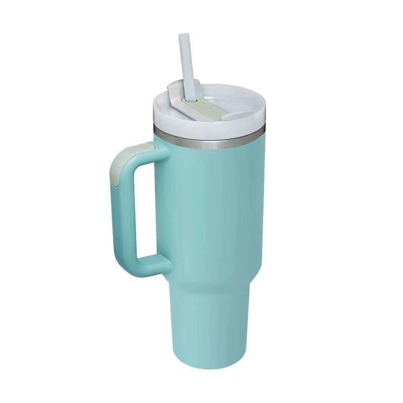 S98-YHSQ7451 Cross-border stainless Steel second-generation 40oz handle cup, 304 car cup, vacuum double-layer portable straw, insulated ice cup Application Scenario