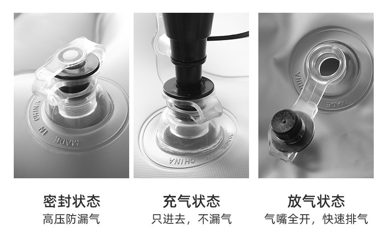 汽车内饰车载多功能充气床车用户外旅行床三七分护头床垫车中睡垫详情5