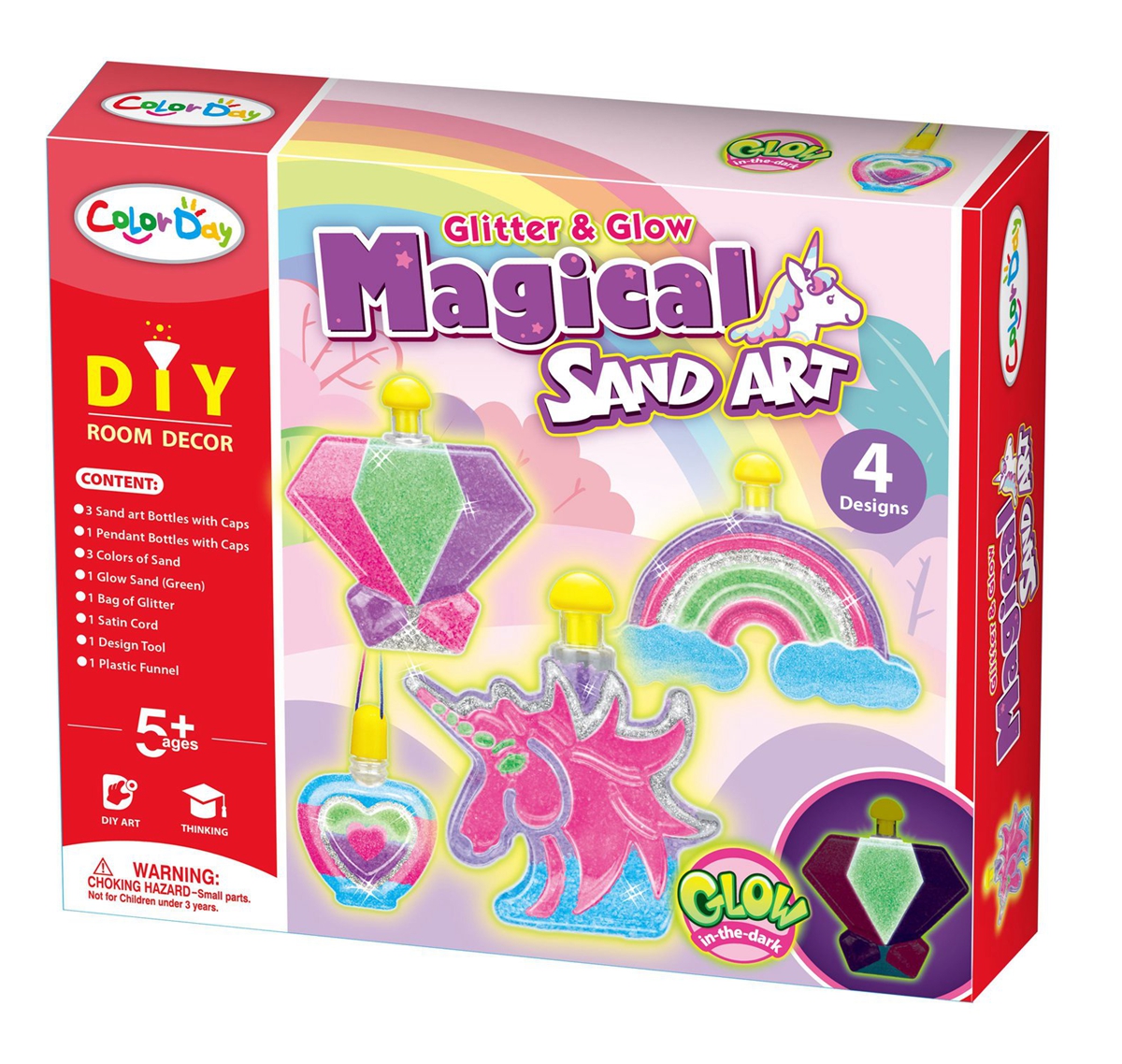 Cross-border hot DIY color sand art color sand art series intelligent board game toys