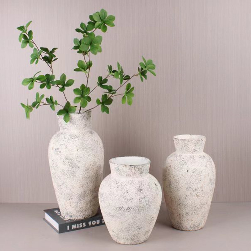 Antique, simple and modern style ceramic vase model room, living room wedding decoration items, living room furnishings, home decorations