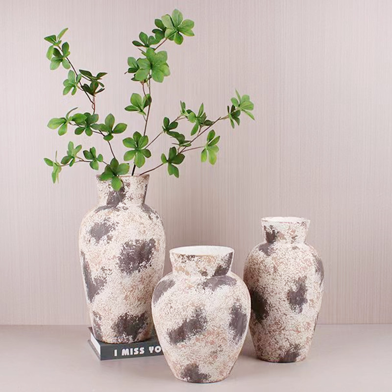 Antique, simple and modern style ceramic vase model room, living room wedding decoration items, living room furnishings, home decorations Item Picture