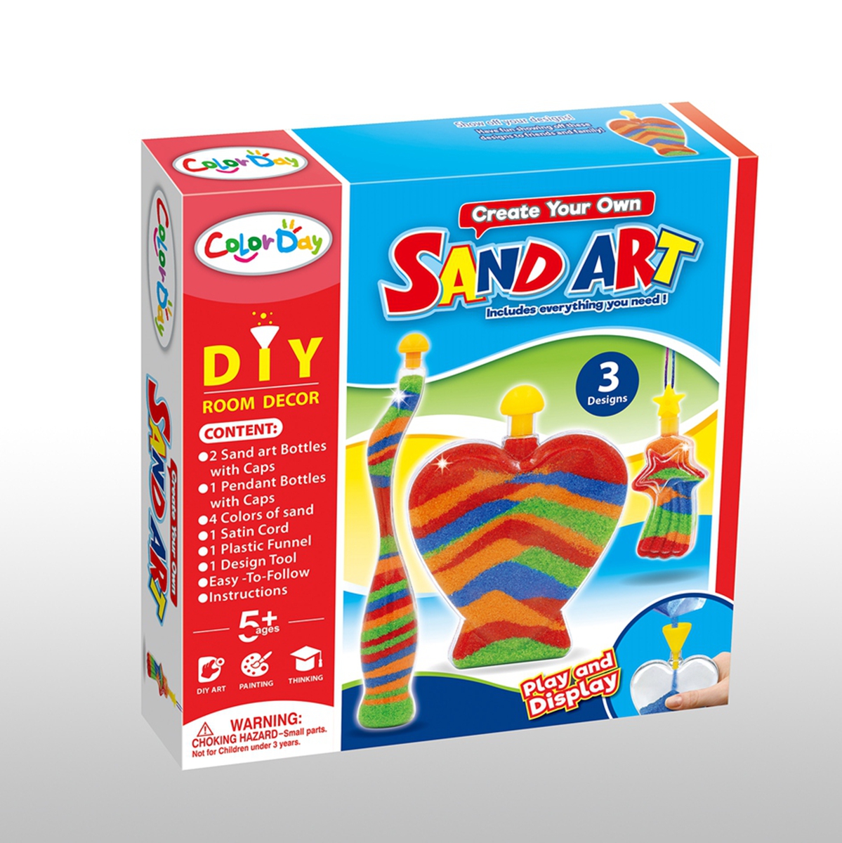 Cross-border sales DIY color sand art DIY color sand art puzzle board game toys
