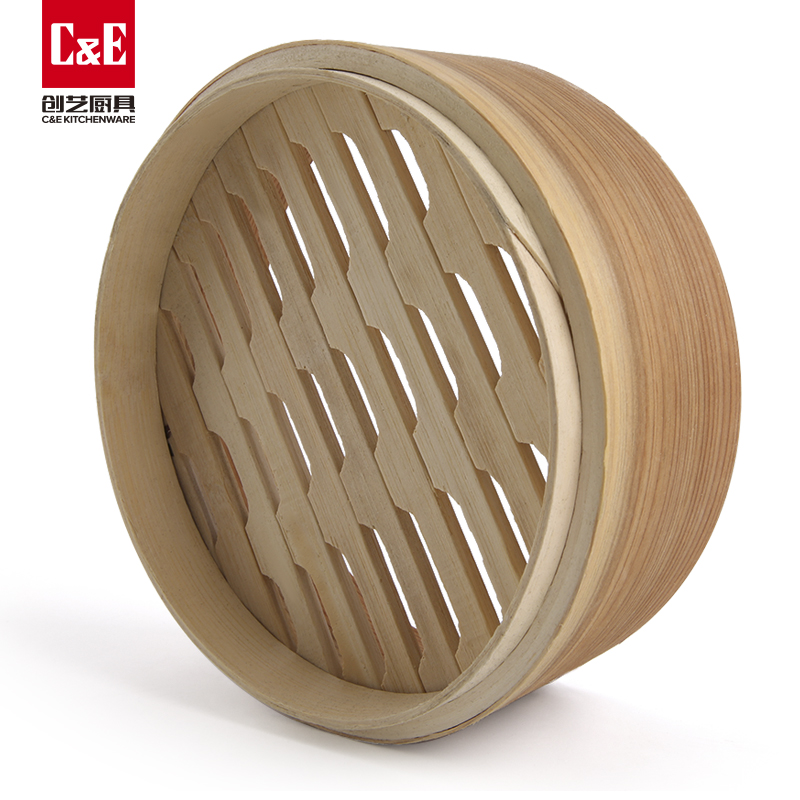 C&E Creative Ceramic steamer, with a high appearance level, is a multi-functional pot for steaming and boiling at the top and bottom, a soup pot, and kitchenware for home use Item Picture