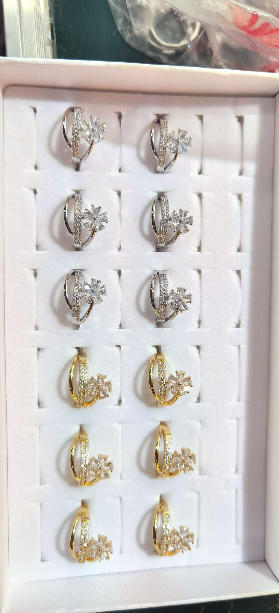 国标s925银戒托莫桑钻石戒指 珍珠饰品手饰戒指 高级感时尚款式 闪耀光泽质感出众