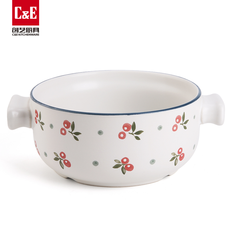 C&E Creative Ceramic steamer, with a high appearance level, is a multi-functional pot for steaming and boiling at the top and bottom, a soup pot, and kitchenware for home use pic 10