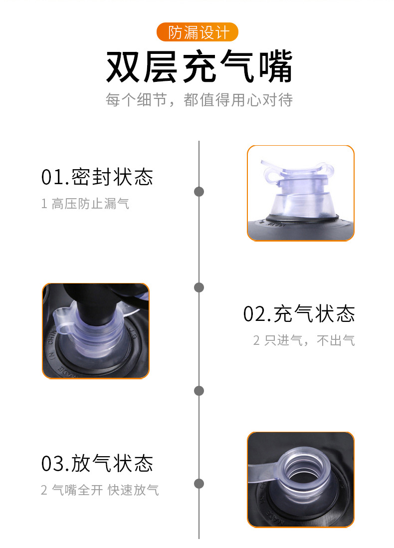 汽车用品 家车两用款充气床车载二合一轿车SUV气垫床旅行充气床垫详情13