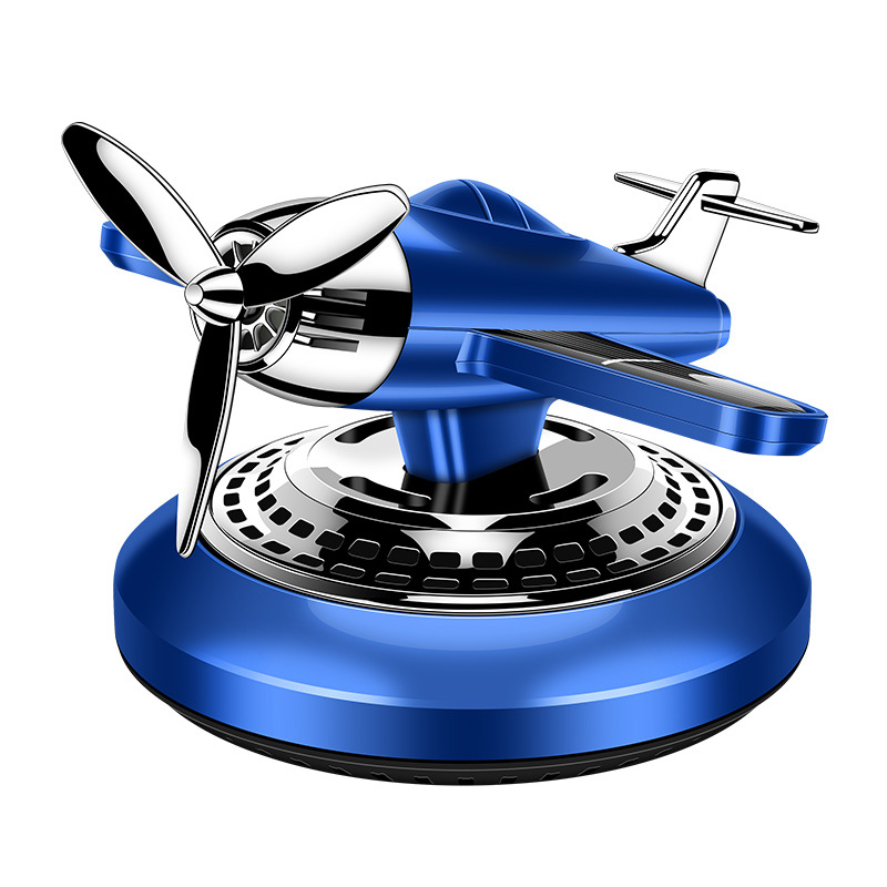 Solar-powered aircraft and car ornaments, center console aromatherapy fighter jets, new car perfume decorations, car aromatherapy Item Picture