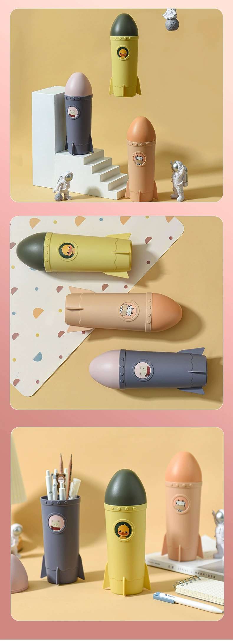 The M73-6210 student dormitory stationery pen holder, bathroom toothpaste toothbrush cup, multi-color exquisite workmanship and novel creativity detail image 9