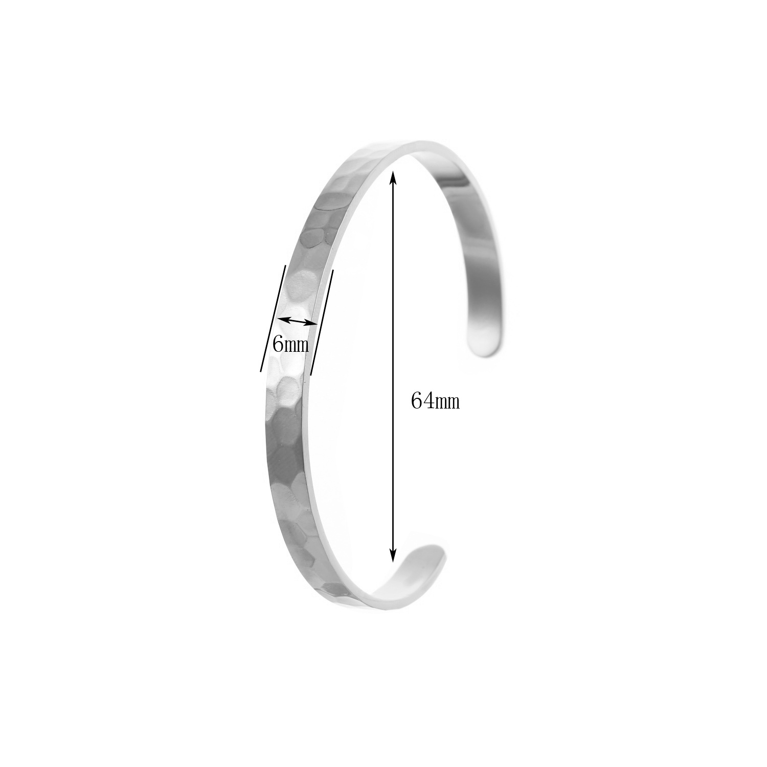 手镯/不锈钢手镯/沙金/叮当手镯/银手镯细节图